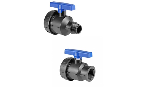 Краны шаровые из ПВХ РАЗБОРНЫЕ