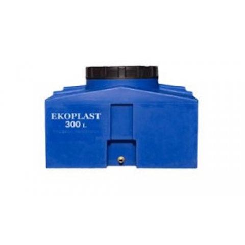 Емкость ЭКОПЛАСТ 300л. Прямоугольная. Синяя ПБ 300 (в50*д102*ш70)	