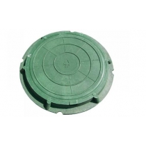 Люк полимерный легкий, 30 кН - зелёный